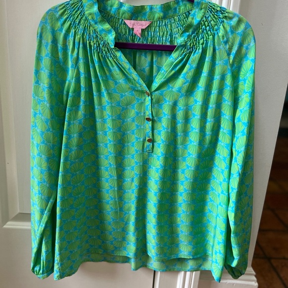 Lily Pulitzer silk blouse - Picture 1 of 1